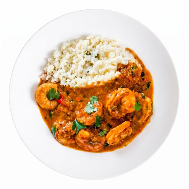 Shrimp Tikka Masala.