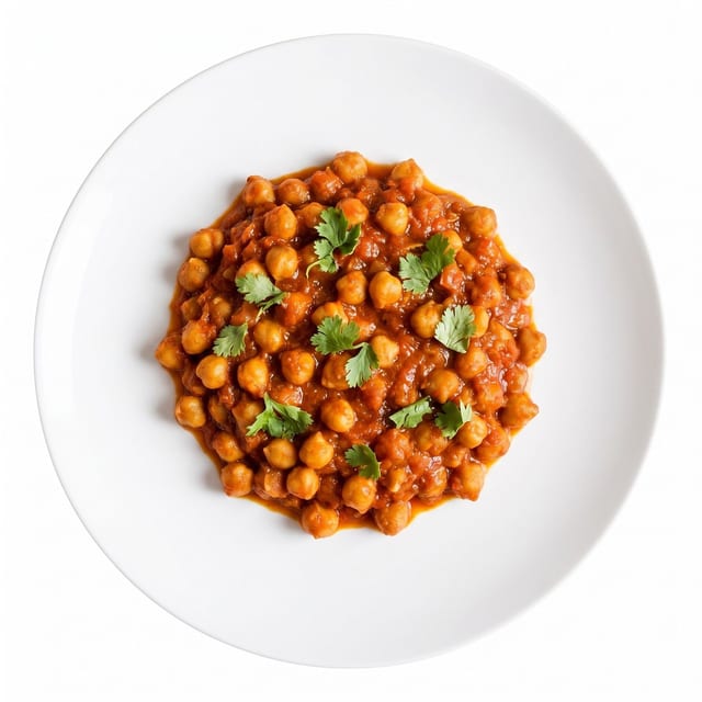 Chana Masala (Jain).