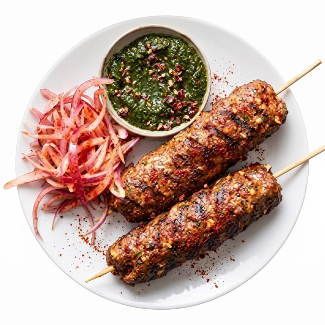 Lamb Seekh Kabob.