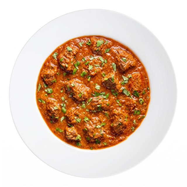 Lamb Madras Curry.