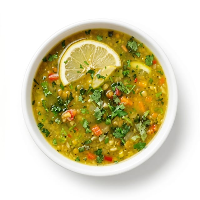 Lemon Coriander Soup.