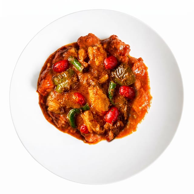 Chicken Jalfrezi.