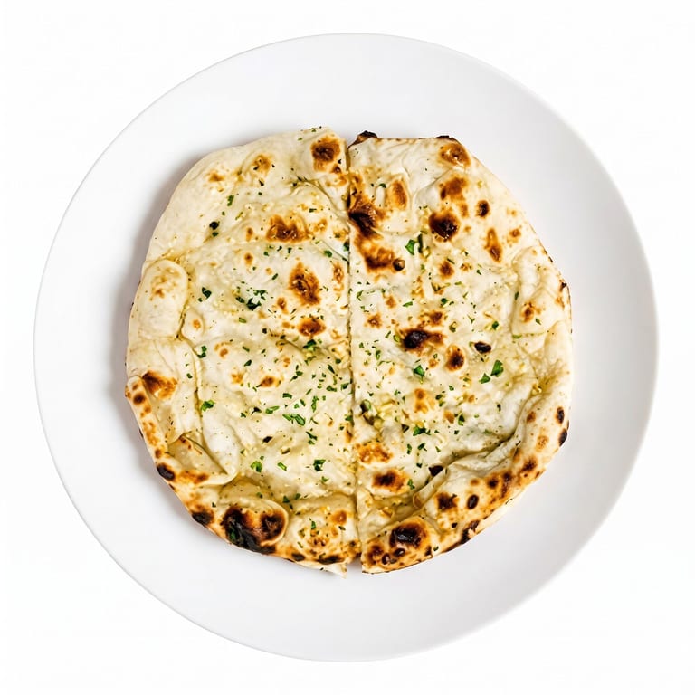 Delicious Garlic Naan Awaits